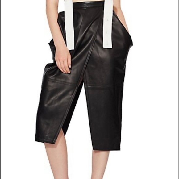 NWT Proenza Schouler Leather High Waist Tulip Skirt-excellent! Reg $2290 - Picture 5 of 11